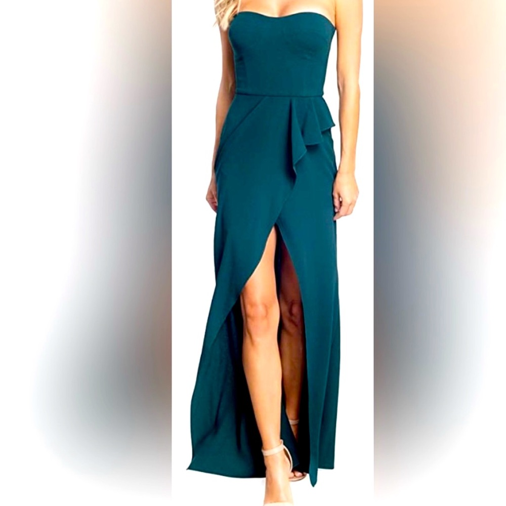 Dress the population Kai strapless dress size small